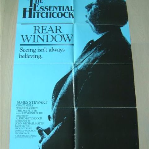'The Essential Hitchcock - Rear Windows' One sheet